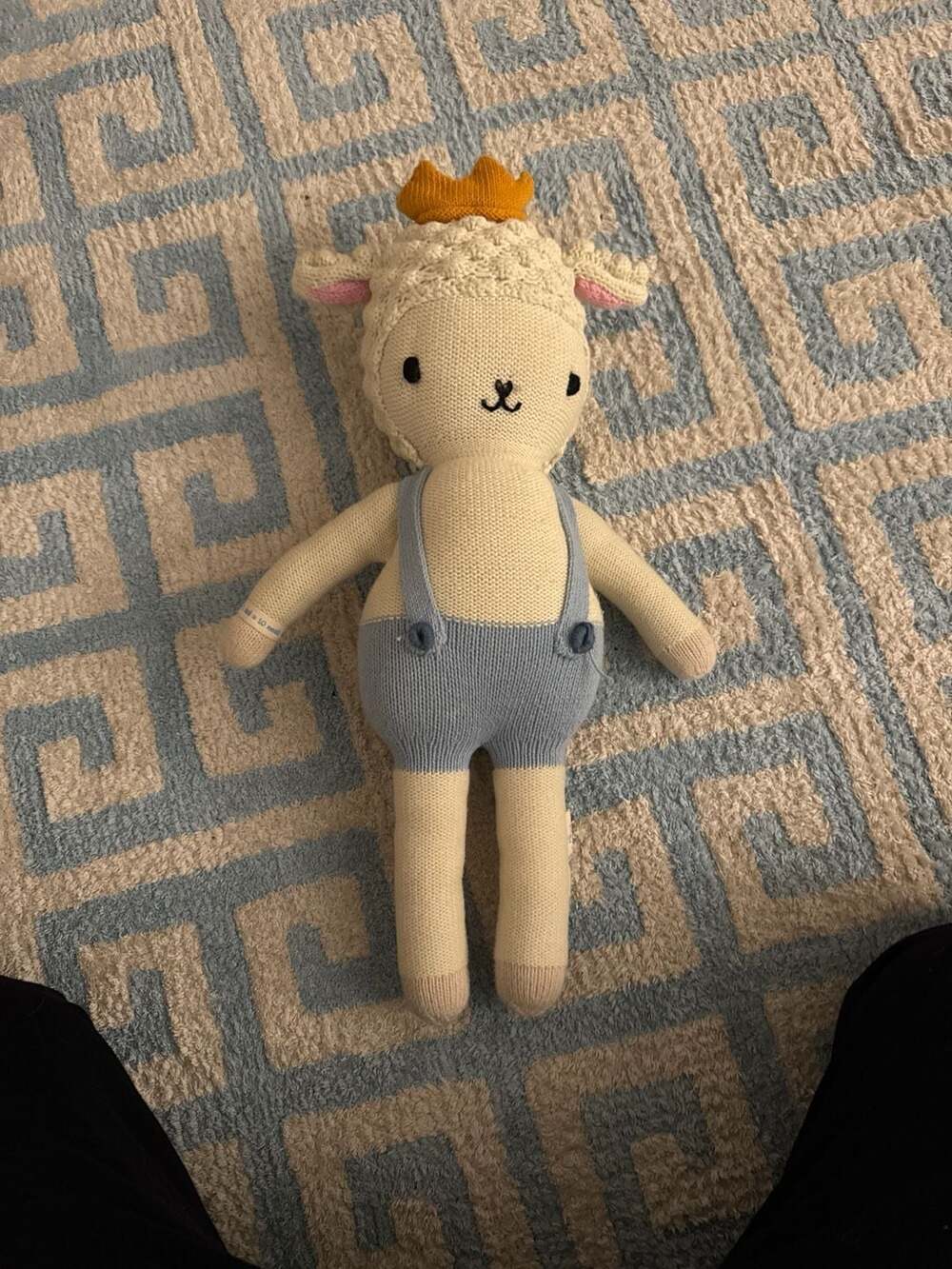 cuddle + kind Sebastian the Lamb Regular 20" Hand-Knit Doll